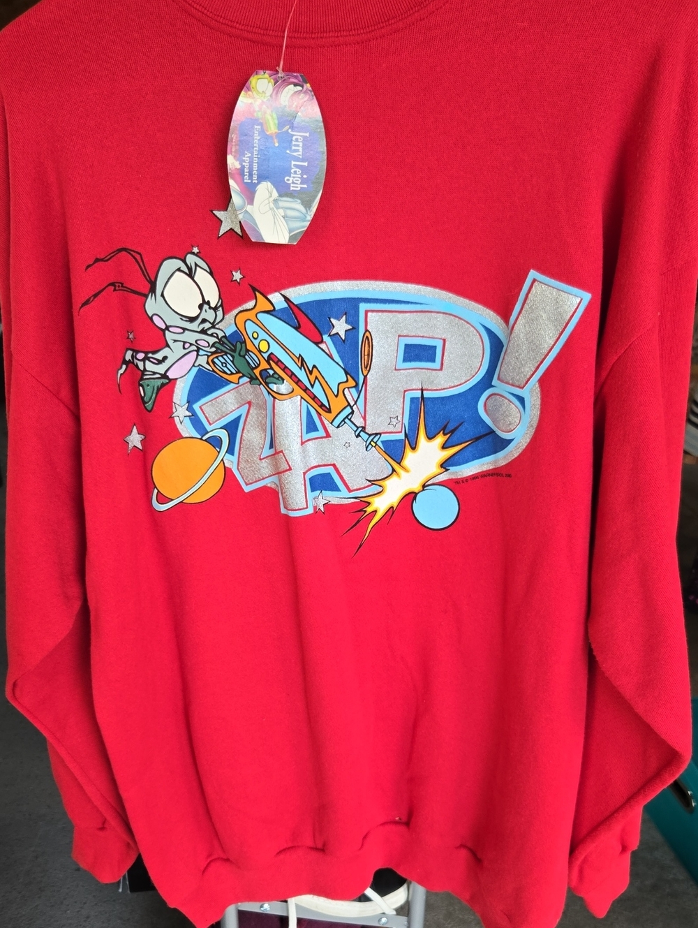 NWT Vintage Space JAM Sweatshirt - 'ZAP!' Space Rocket Design